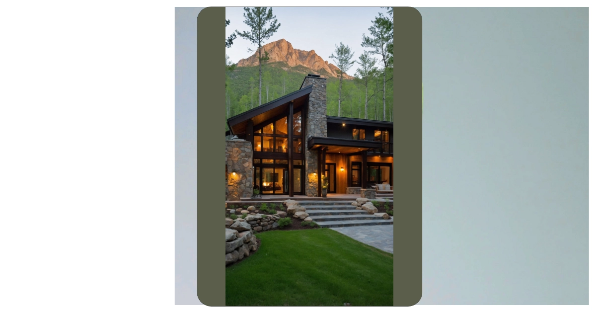 Modern Mountain Retreats: Minecraft-Inspired House Plans