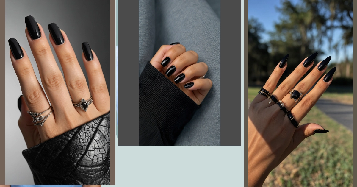 Nail Goals: 5 Unique Black Nail Designs You’ll Adore**  
**
