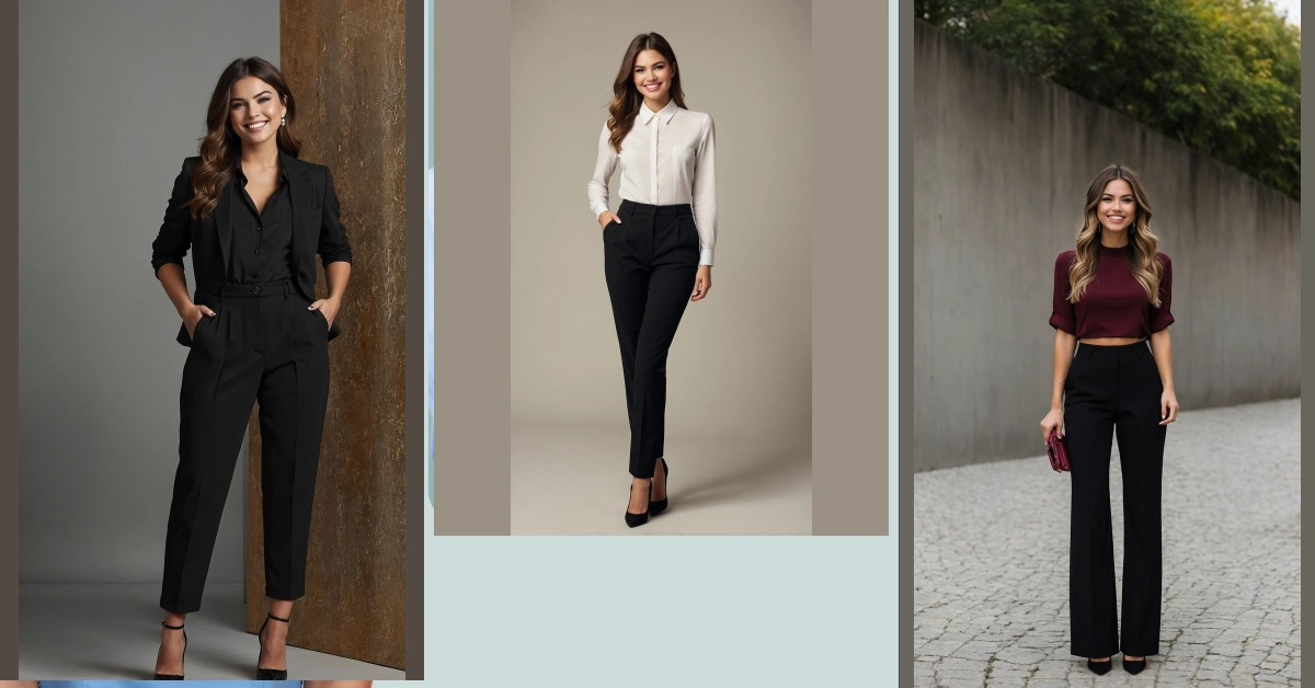 Style Hacks: 11 Creative Black Slacks Outfits for Women