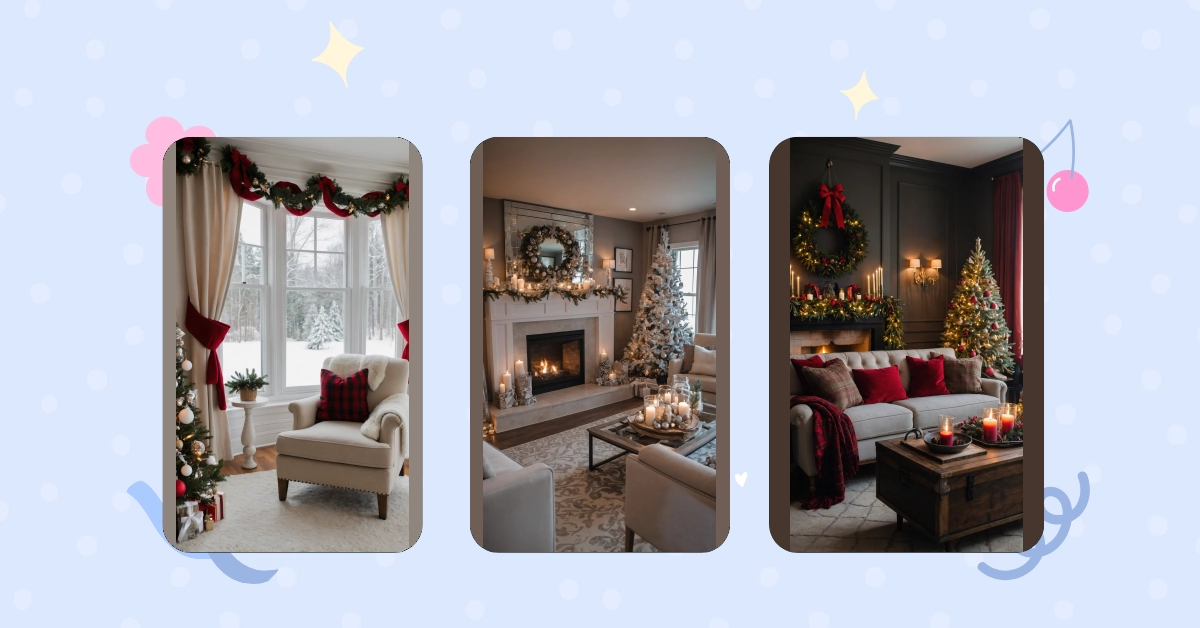 18 Cozy Christmas Living Room Ideas to Spread Festive Cheer